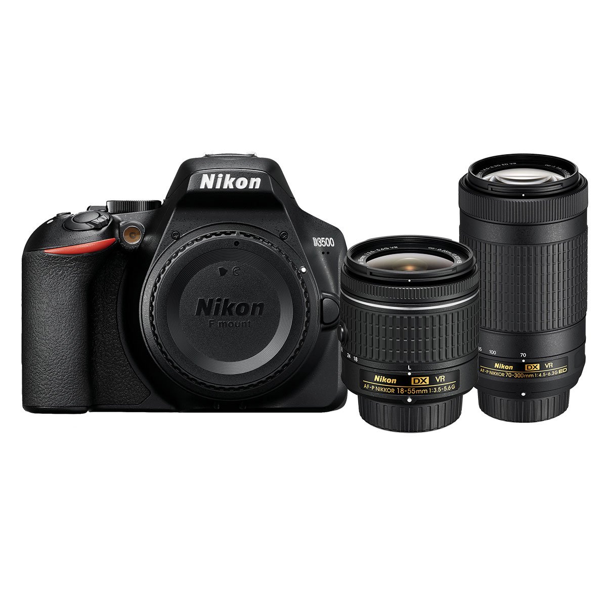 C&aacute;mara Nikon 24Mp 18-55/70-300Mm Dx D3500 B