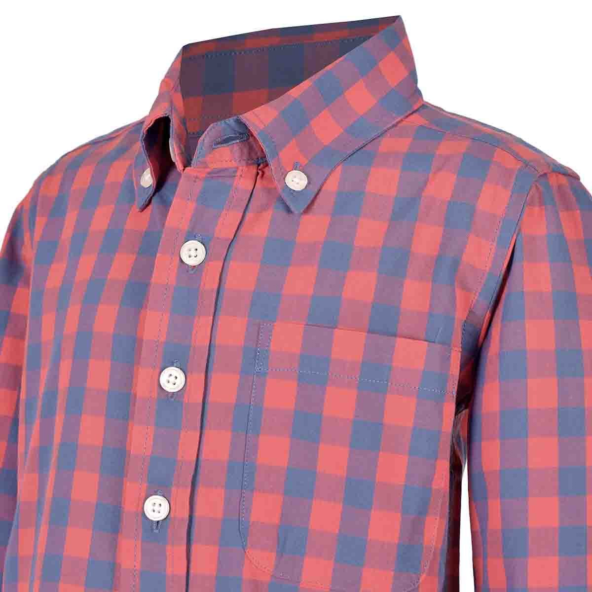 Camisa Manga Larga Gingham Jeanious