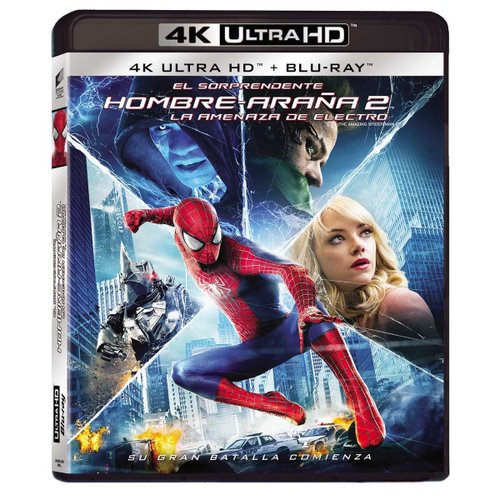 4K Uhd + Blu Ray el Sorprendente Hombre Araña 2