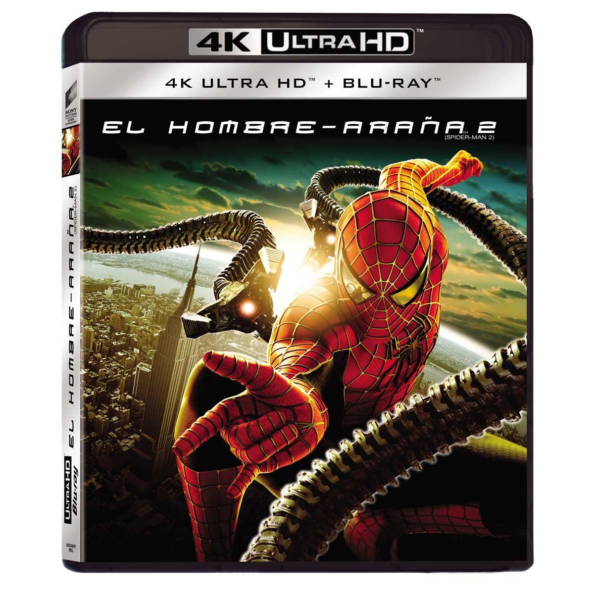 4K Ultra Hd + Blu Ray el Hombre Araña 2