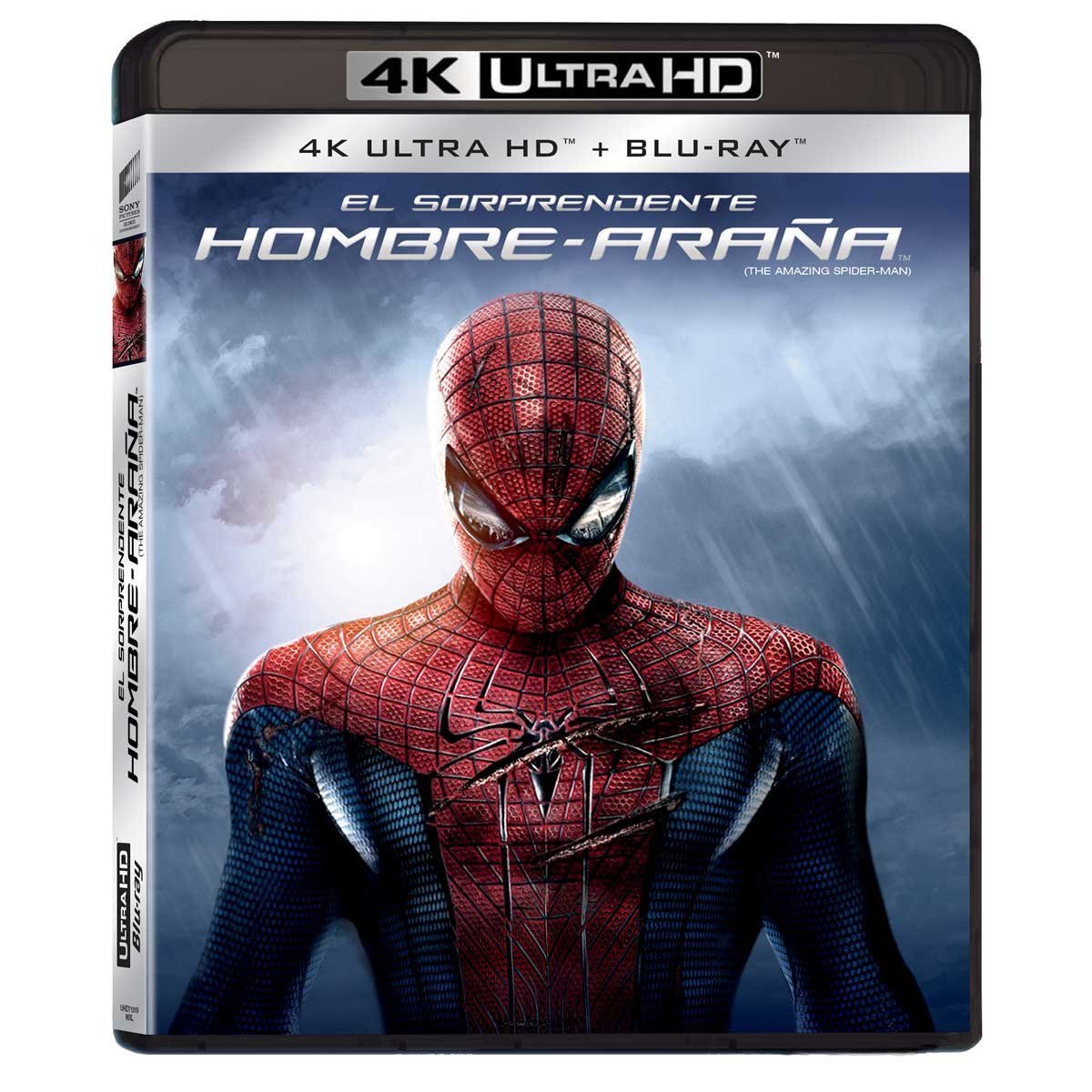 4K Ultra Hd + Blu Ray el Sorprendente Hombre Araña