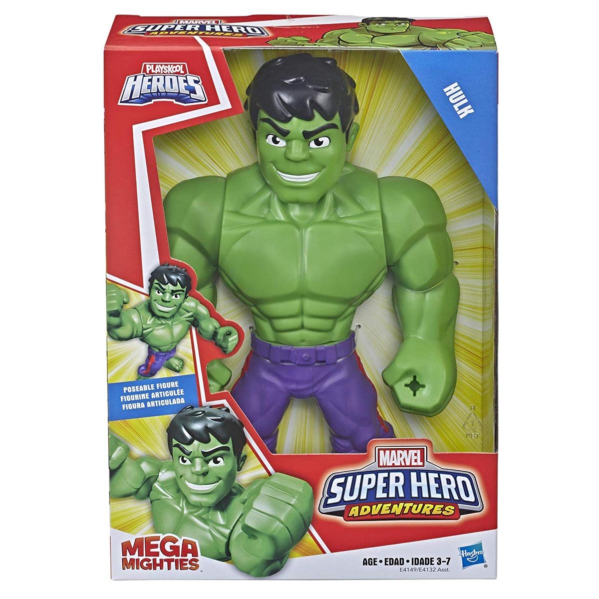 Play Skool Marvel Hulk Mega Mighties Hasbro
