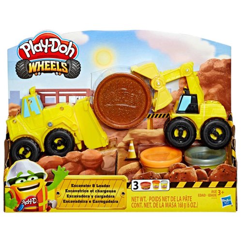 Play Doh Excavadora Y Cargadora Hasbro