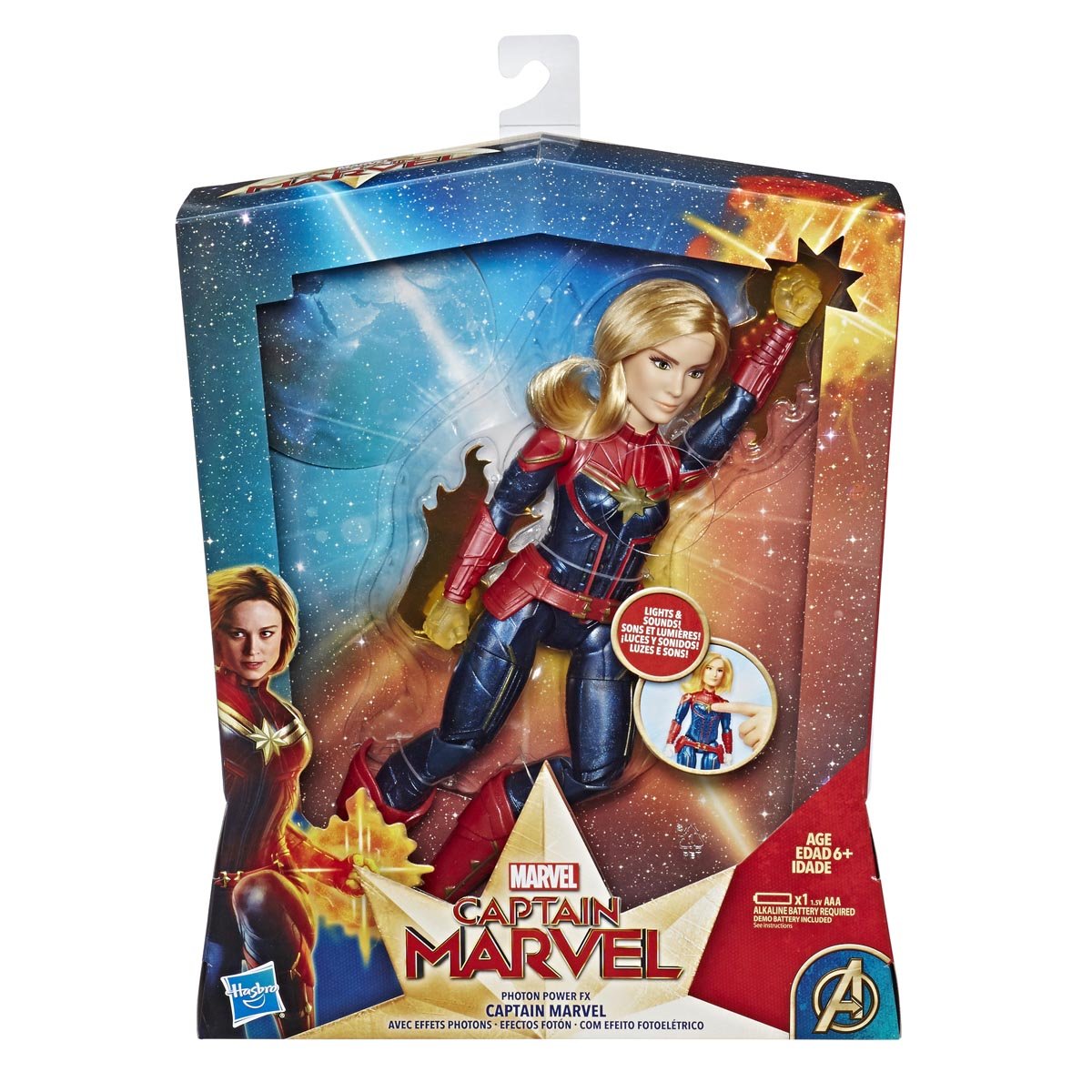 Muñeca Electrónica Capitana Marvel Hasbro