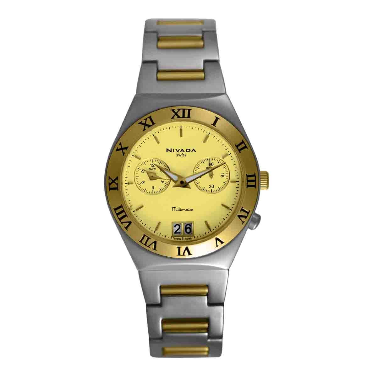 Reloj nivada online dorado