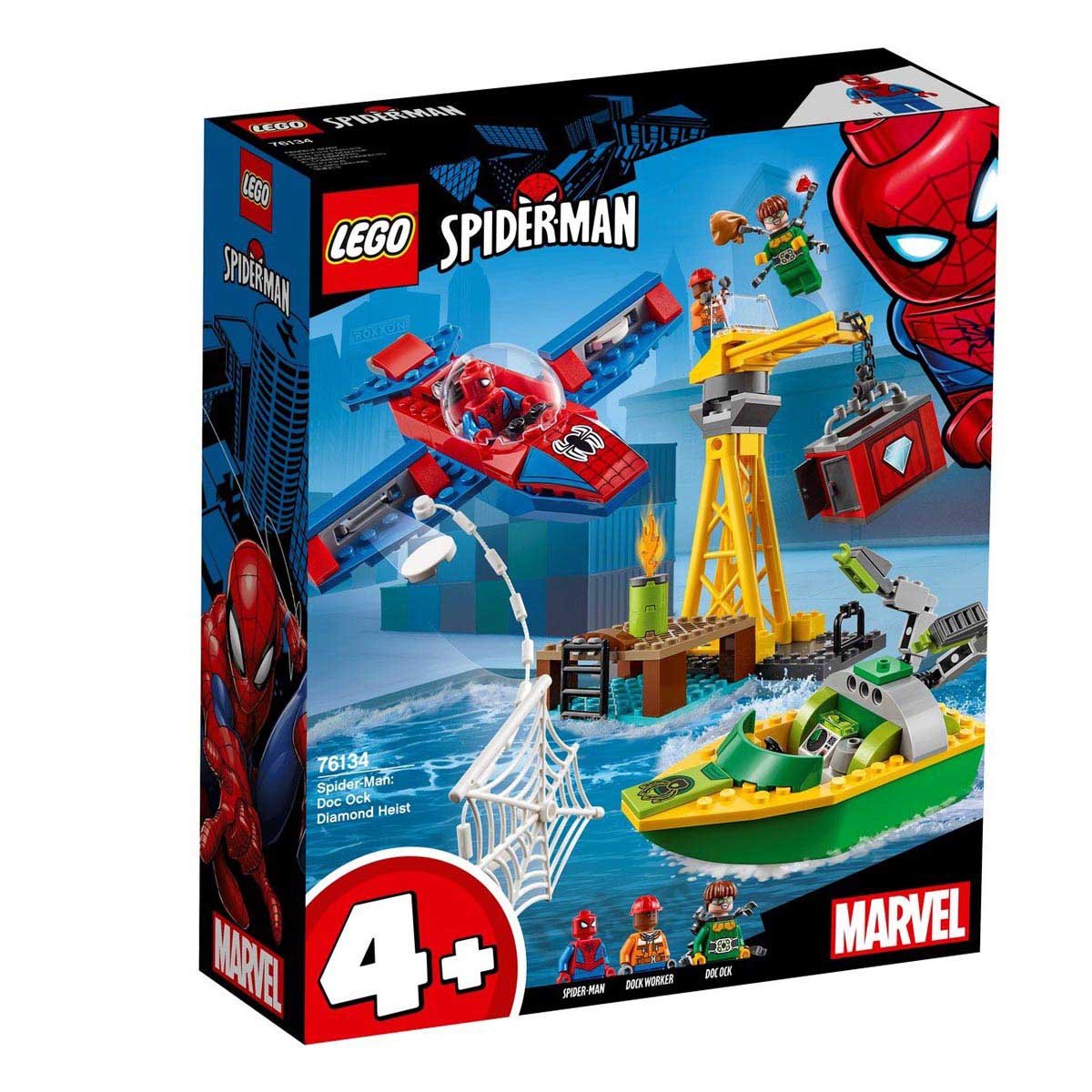 Spider-Man Robo de Diamantes de Doc Ock Lego