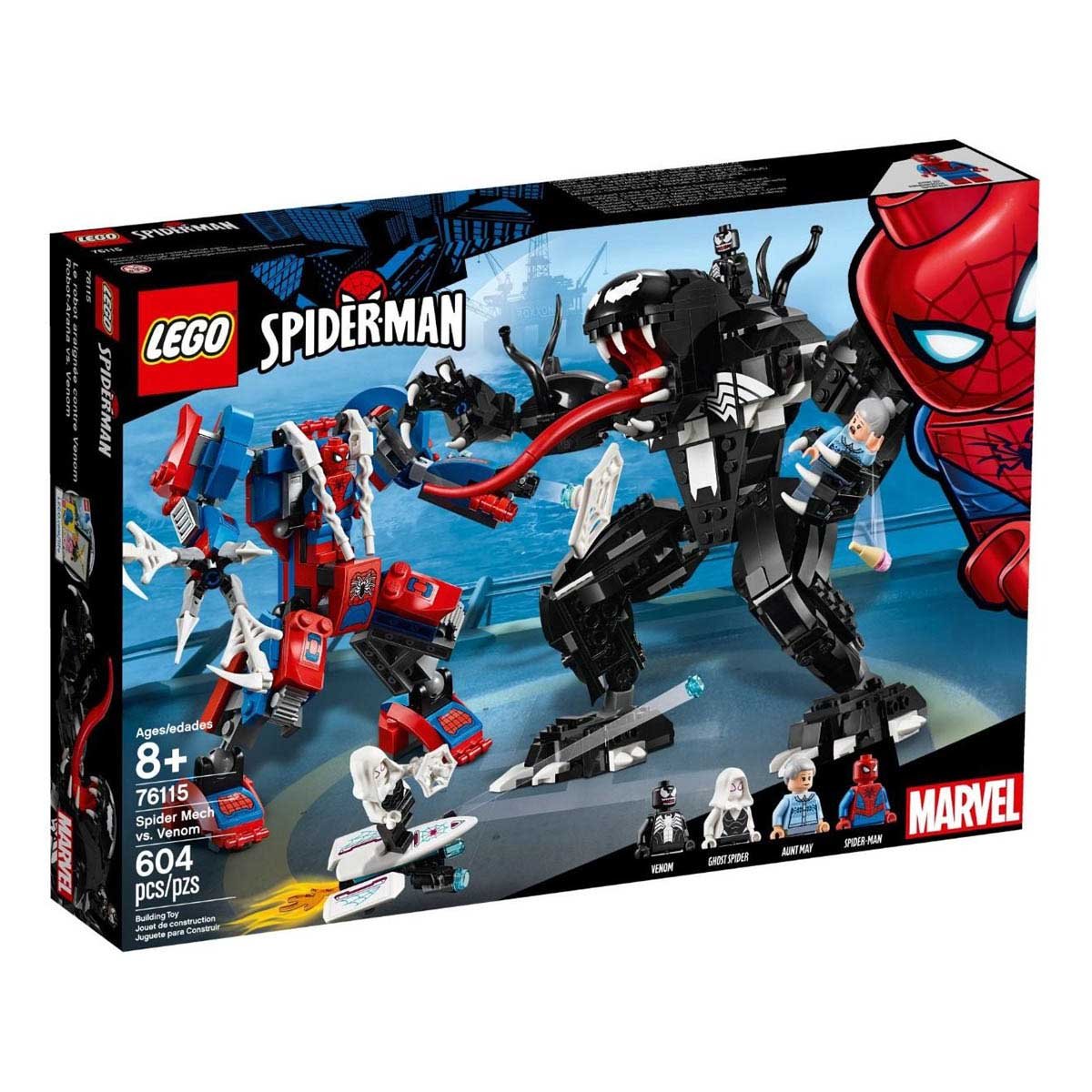 Robot-Ara&ntilde;a Vs. Venom Lego