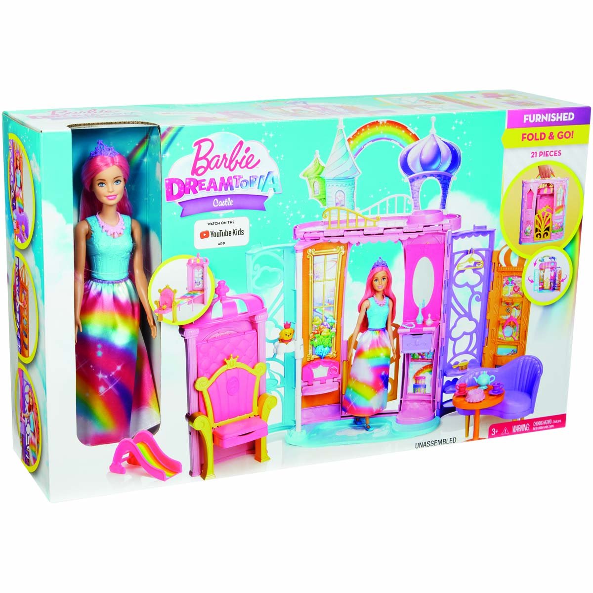 Barbie Castillo de Reino Arcoíris Mattel