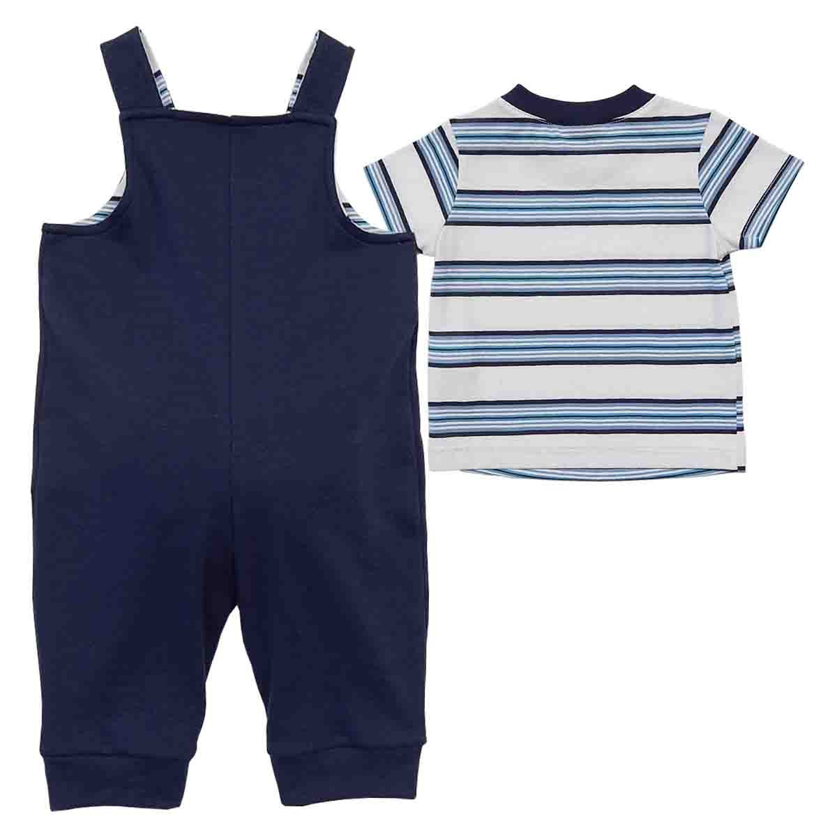 Conjunto 2 Pzas Playera Manga Corta Jumpsuit Mondo Bambino