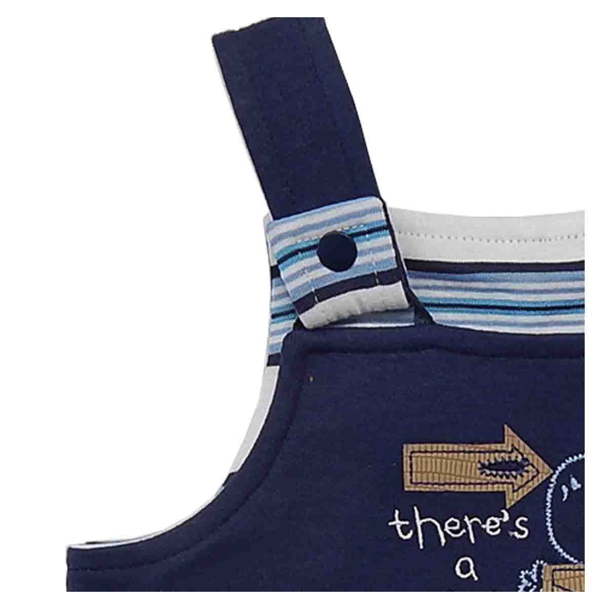 Conjunto 2 Pzas Playera Manga Corta Jumpsuit Mondo Bambino