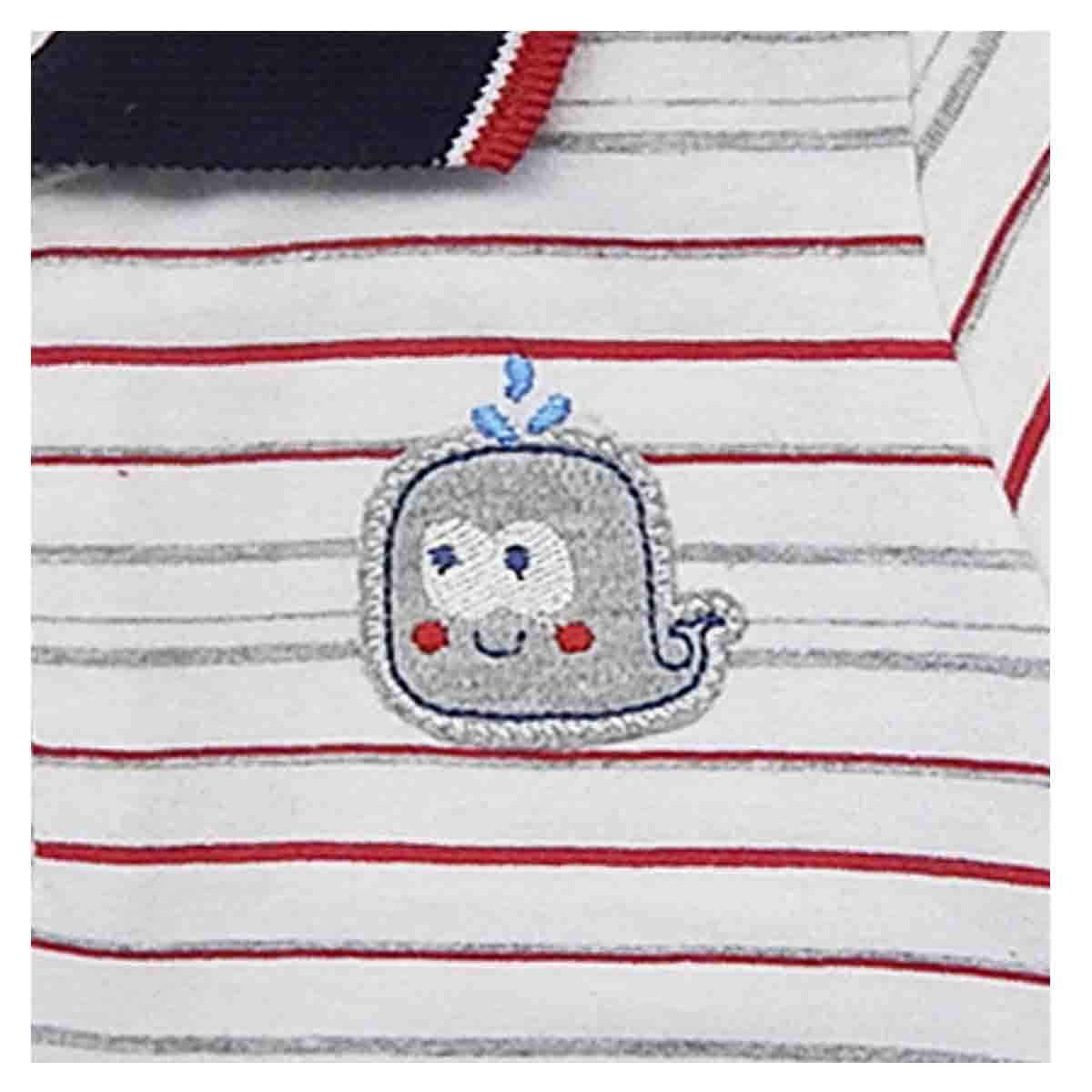 Pañalero Manga Corta Cuello Polo Mondo Bambino