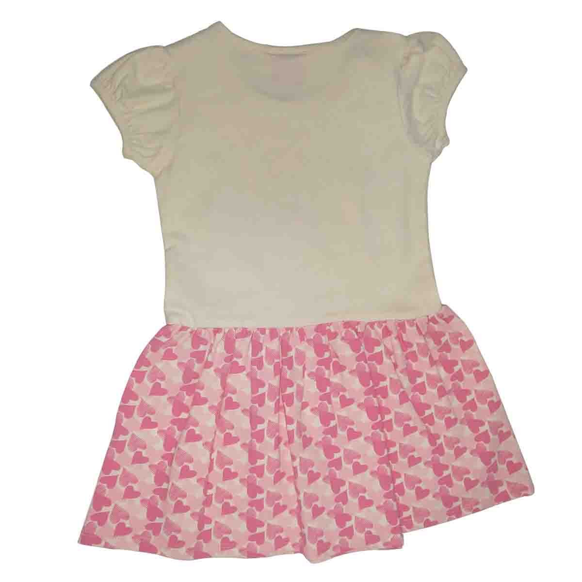 Vestido Manga Corta Estampado Hello Kitty