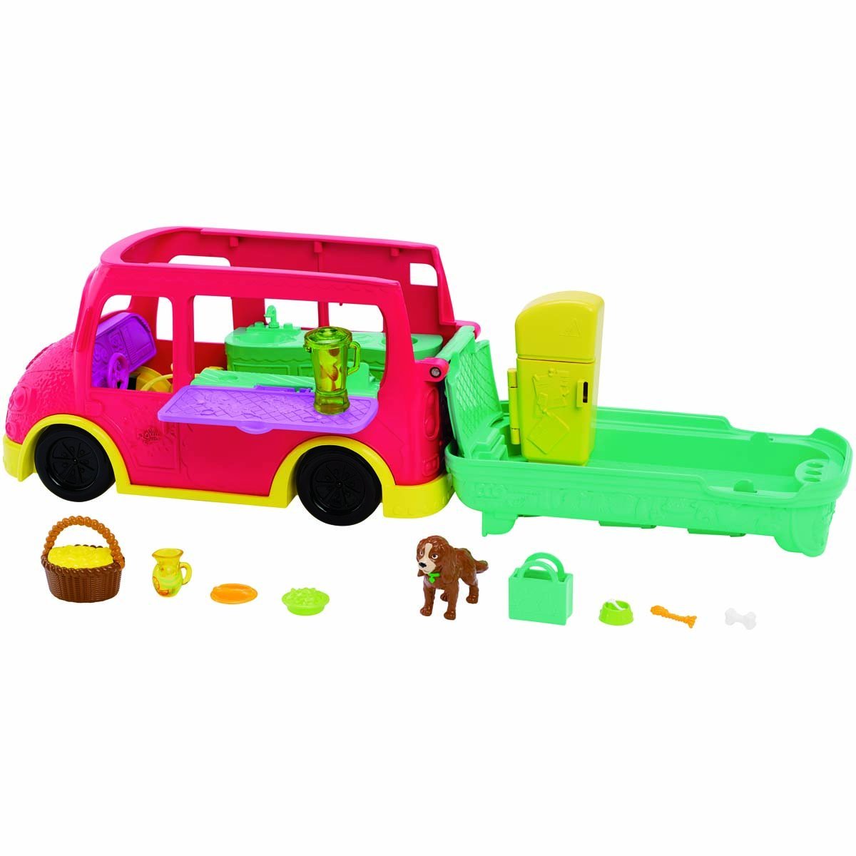 Polly Pocket Camión de Licuados Mattel
