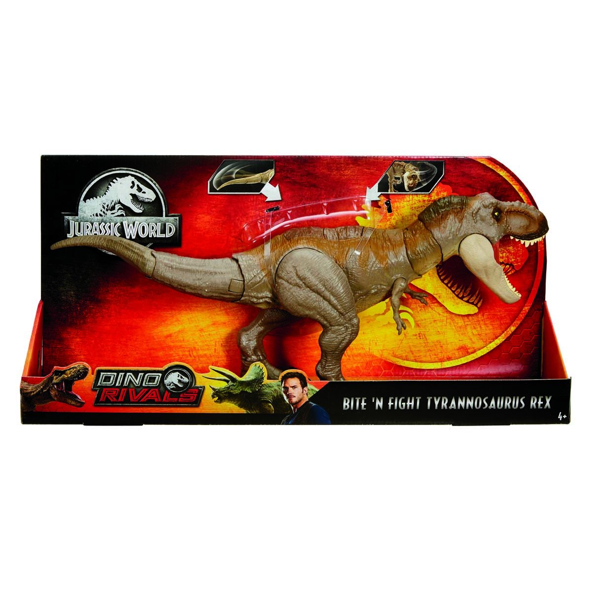 Jurassic World T Rex de Batalla Mattel