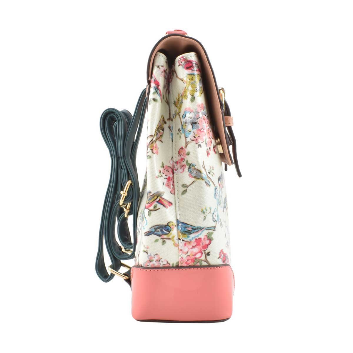 Backpack Multicolor con Motivos Naturales Impresos C2C