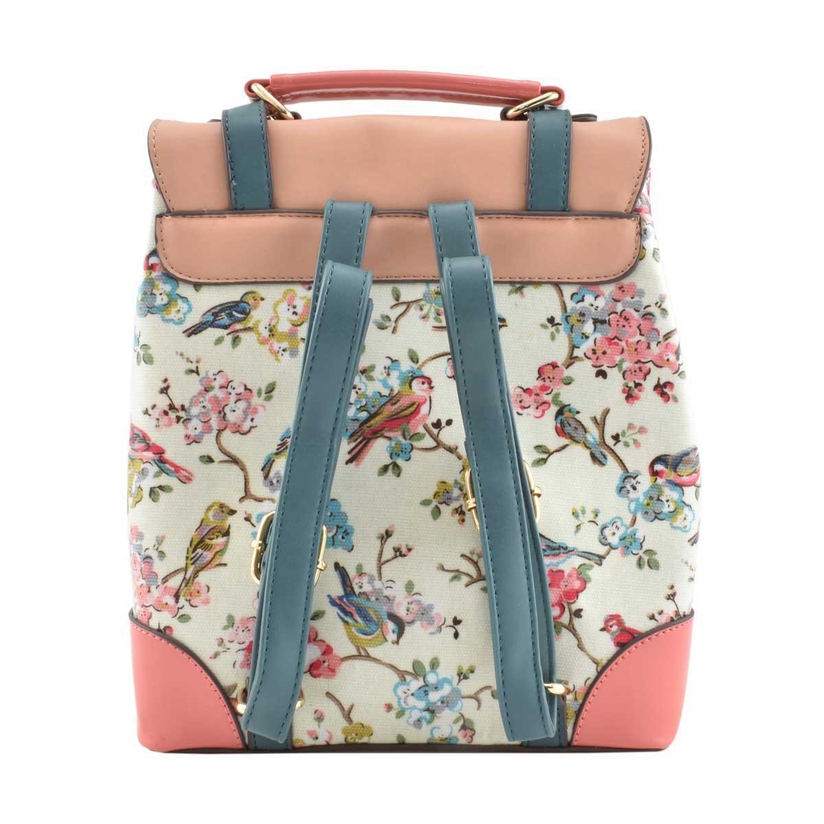 Backpack Multicolor con Motivos Naturales Impresos C2C