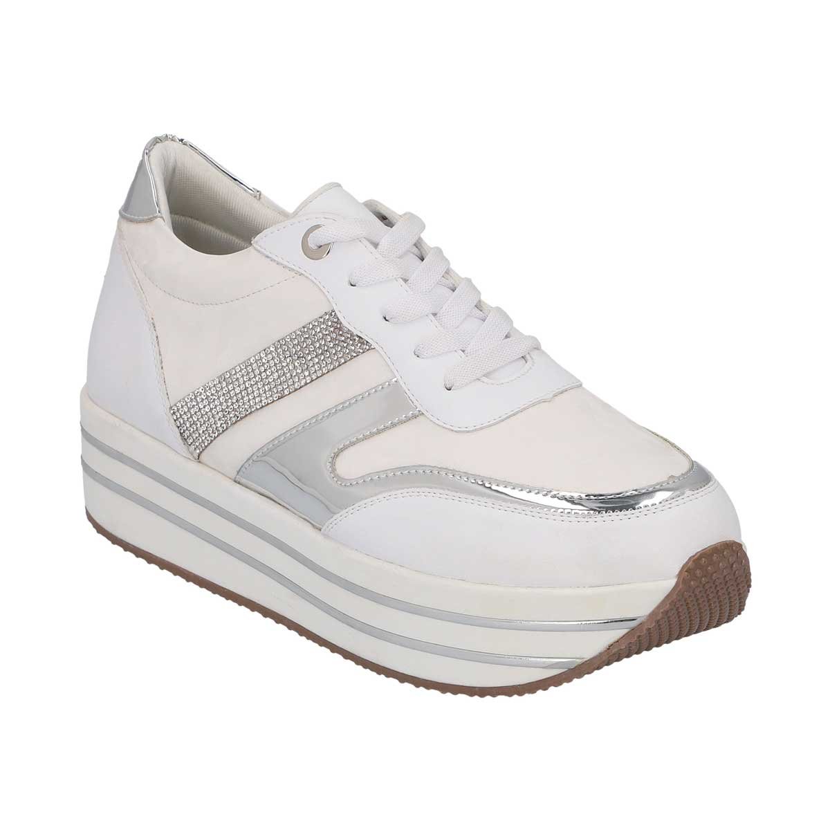 tenis blancos plataforma