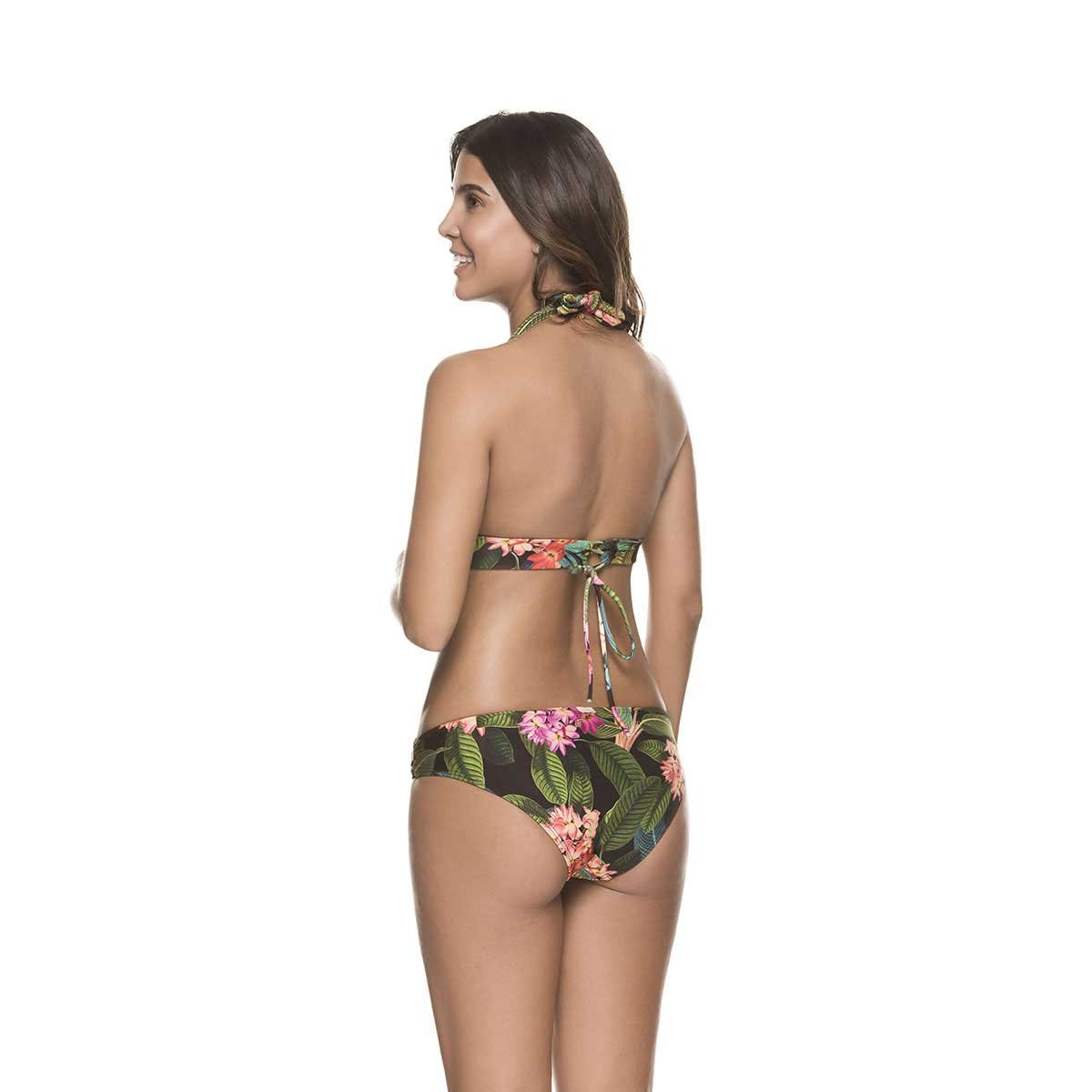 Bikini Halter Estampado Tropical Kibys