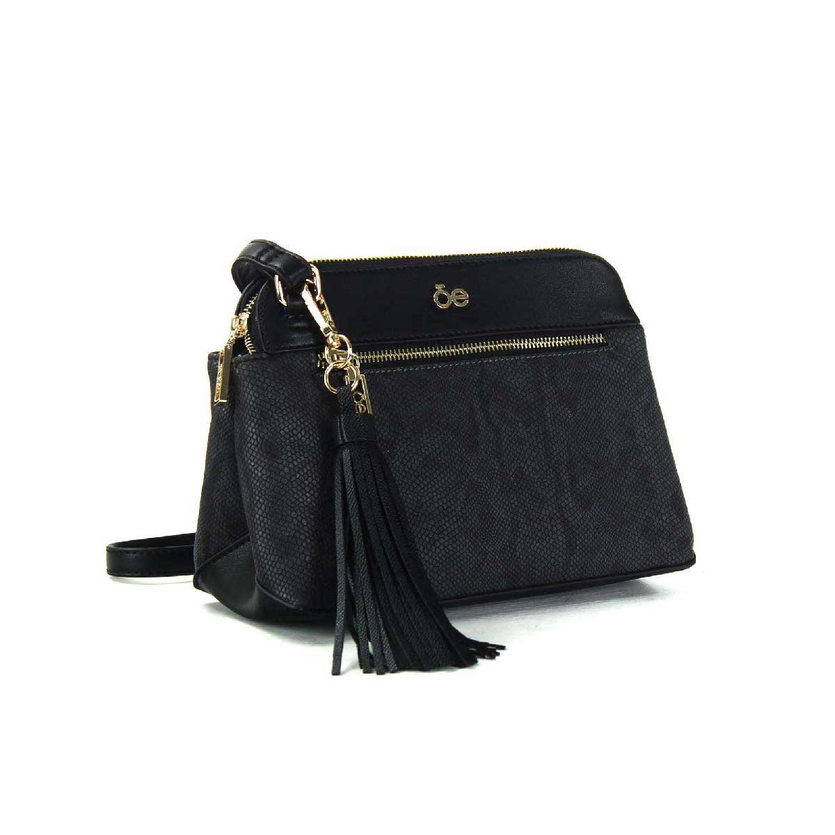 Bolsa Cross Body con Textura de V&iacute;pera Cloe