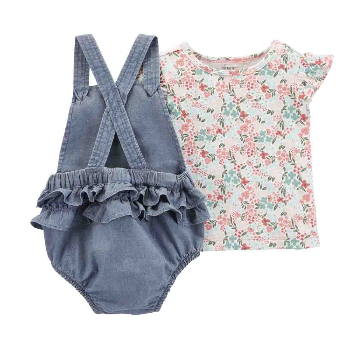 Set Short con Body de Flores Carters