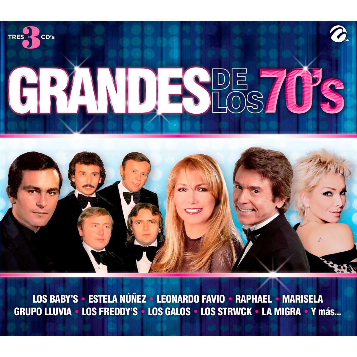 3 Cds Varios Grandes de los 70S