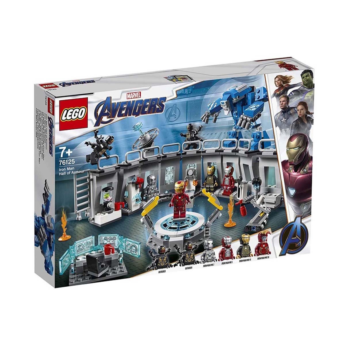 Iron Man Salón de Armaduras Lego