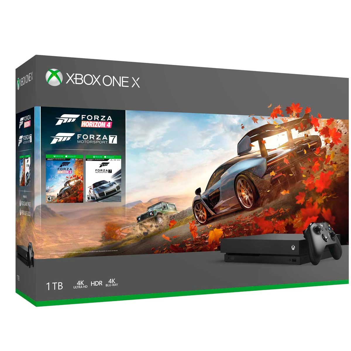 Consola Xbox One  X 1Tb Forza H 4 & Forza Ms 7