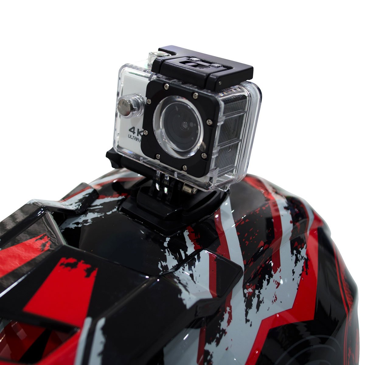 Casco Motocross Skull Rojo Axus - Grande