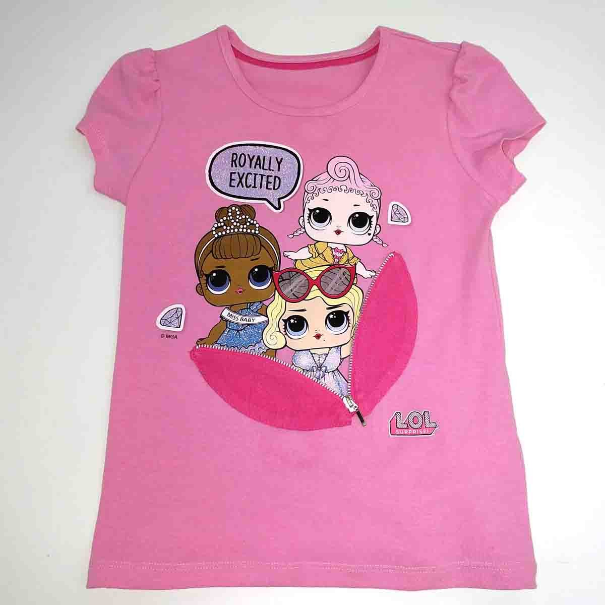 Playera Manga Corta Estampada Lol