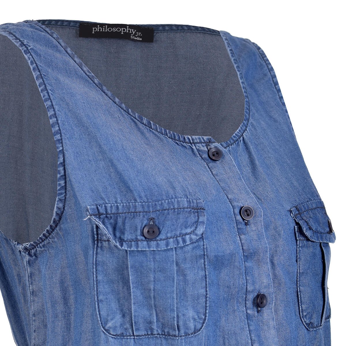 Jumpsuit Escote Redondo con Jareta en Cintura Philosophy Jr