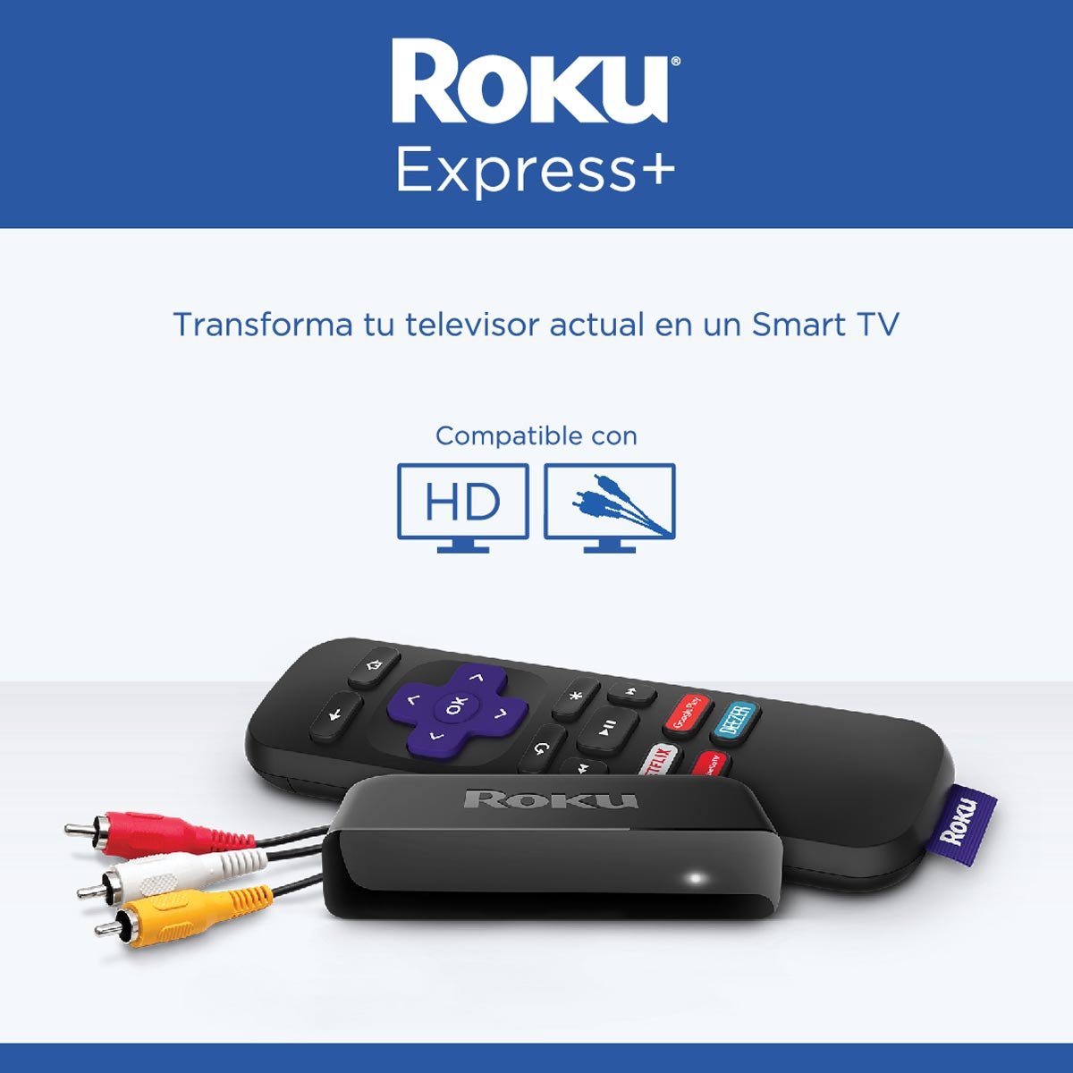 Reproductor Roku Express + Hd Streaming