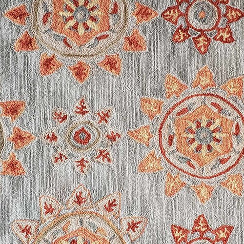 Tapete Decorativo Mandala Multicolor 1.20X1.80 Abbie Textiles