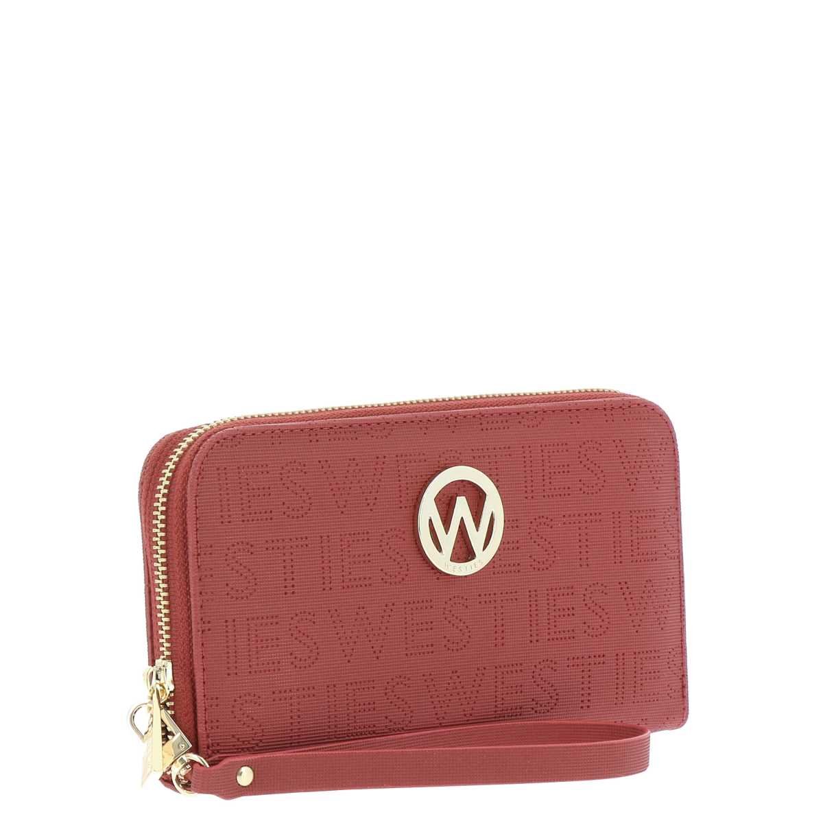 Cartera Zip Around Roja Westies