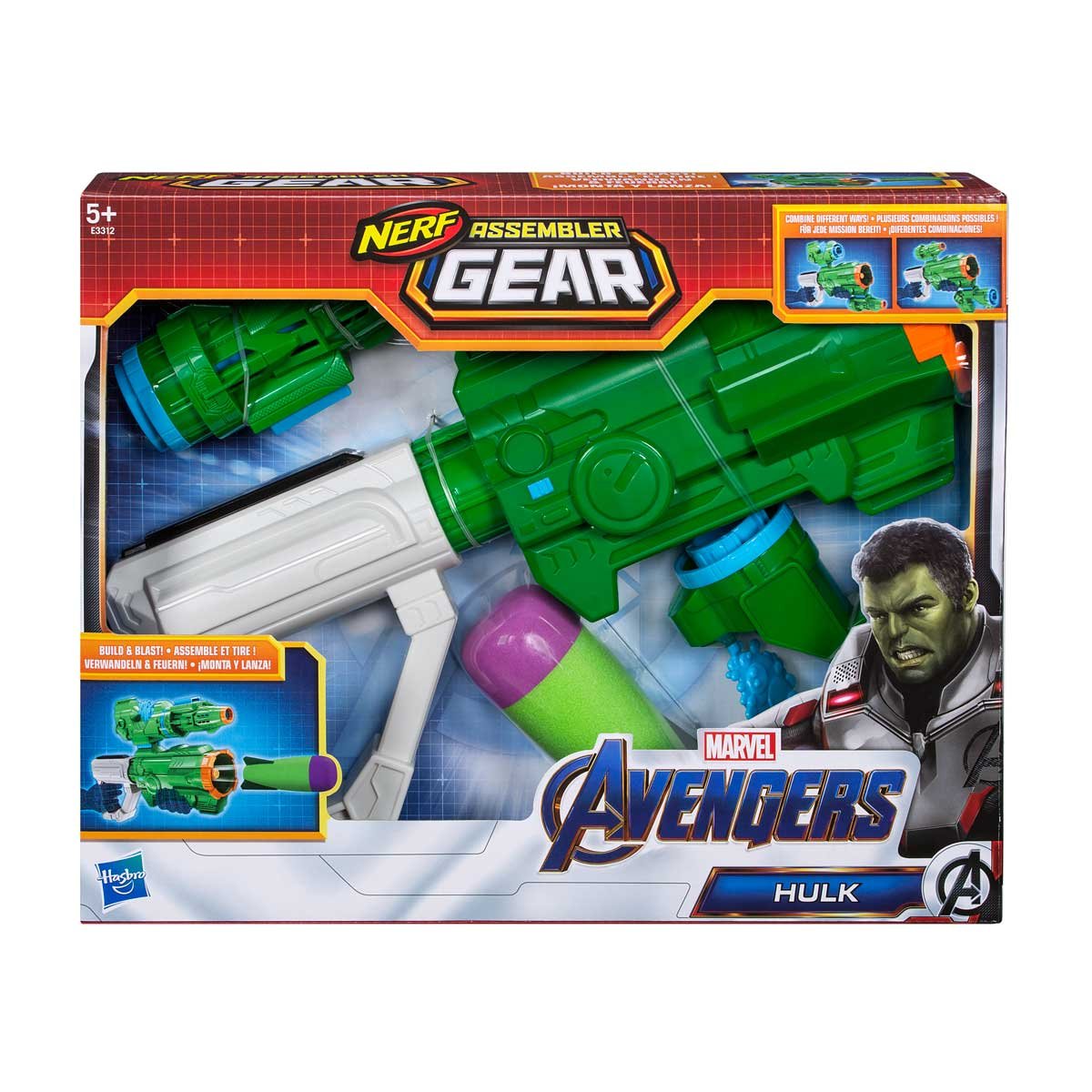 Avengers Endgame Assembler Gear Hulk Nerf Hasbro