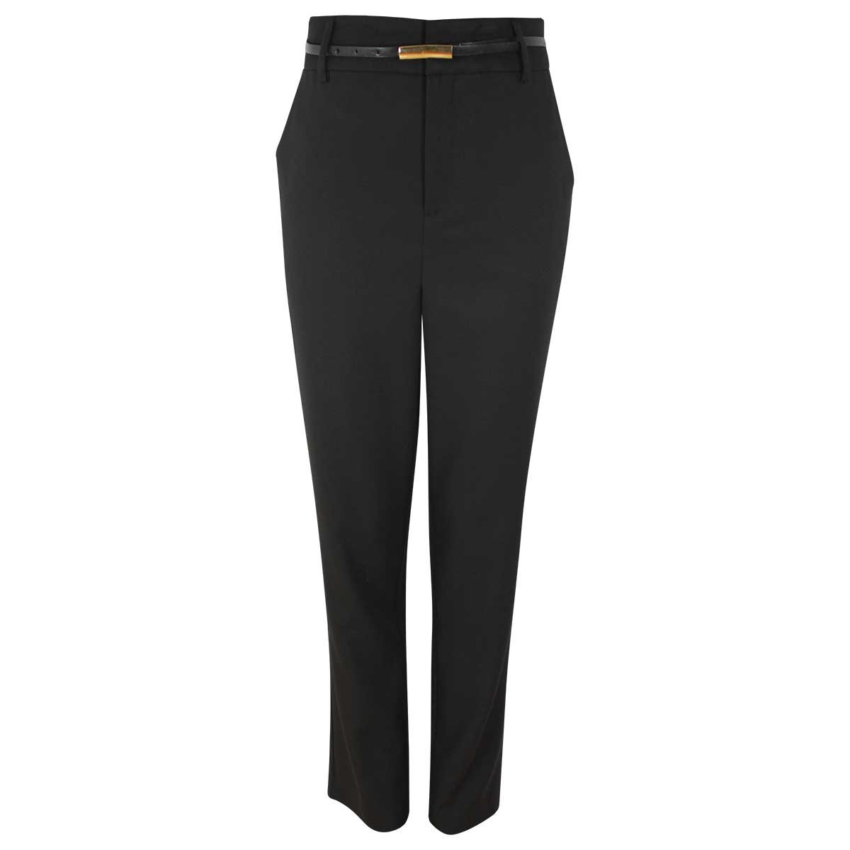 Pantalon Corte Recto con Cinturon Basel