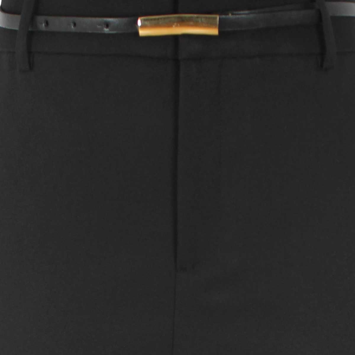 Pantalon Corte Recto con Cinturon Basel