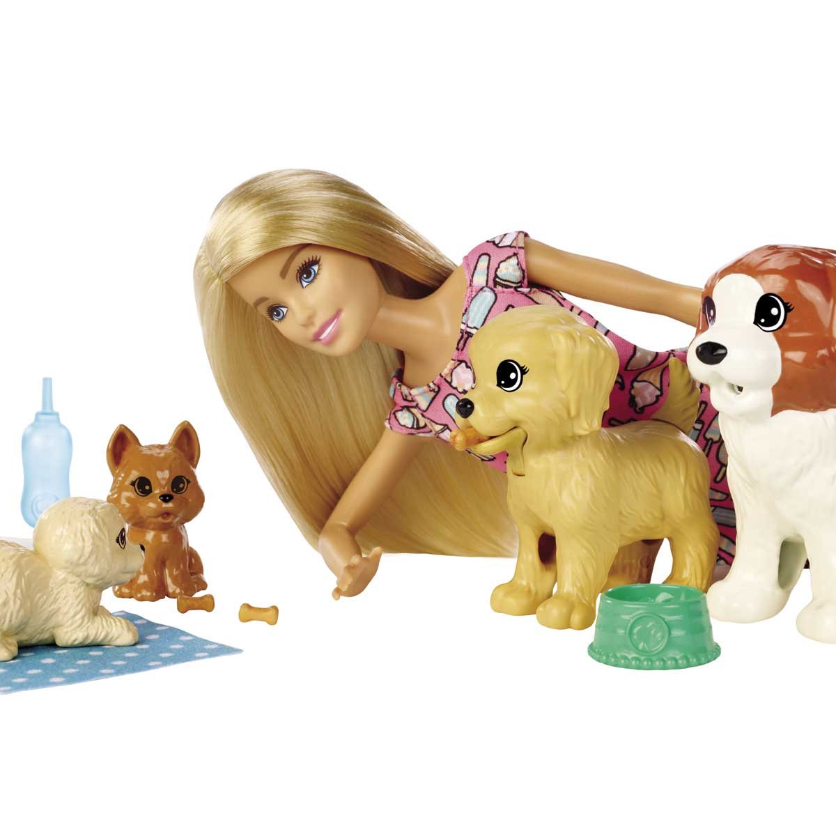 Barbie guardería de perritos online