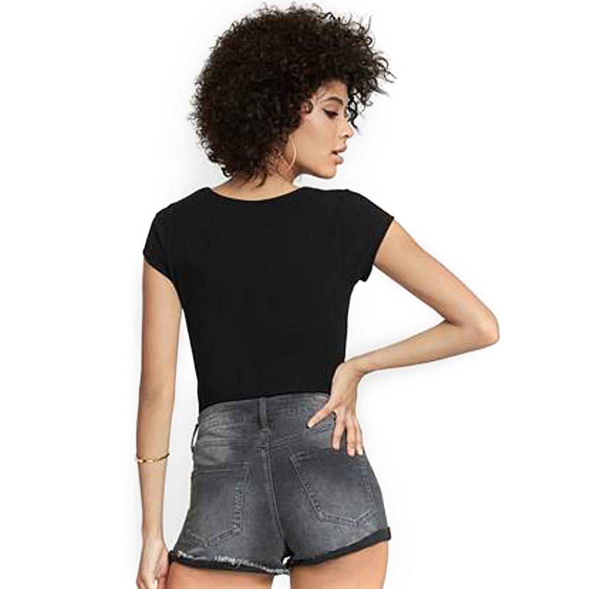 Playera con Escote G y Manga Corta By Guess