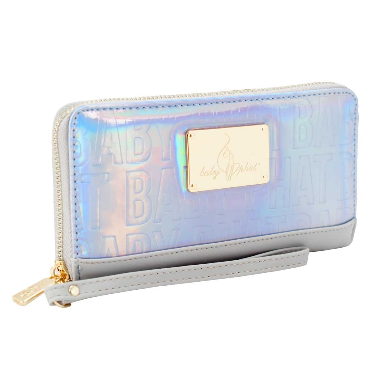 Cartera Tornasol con Textura Grabada Baby Phat