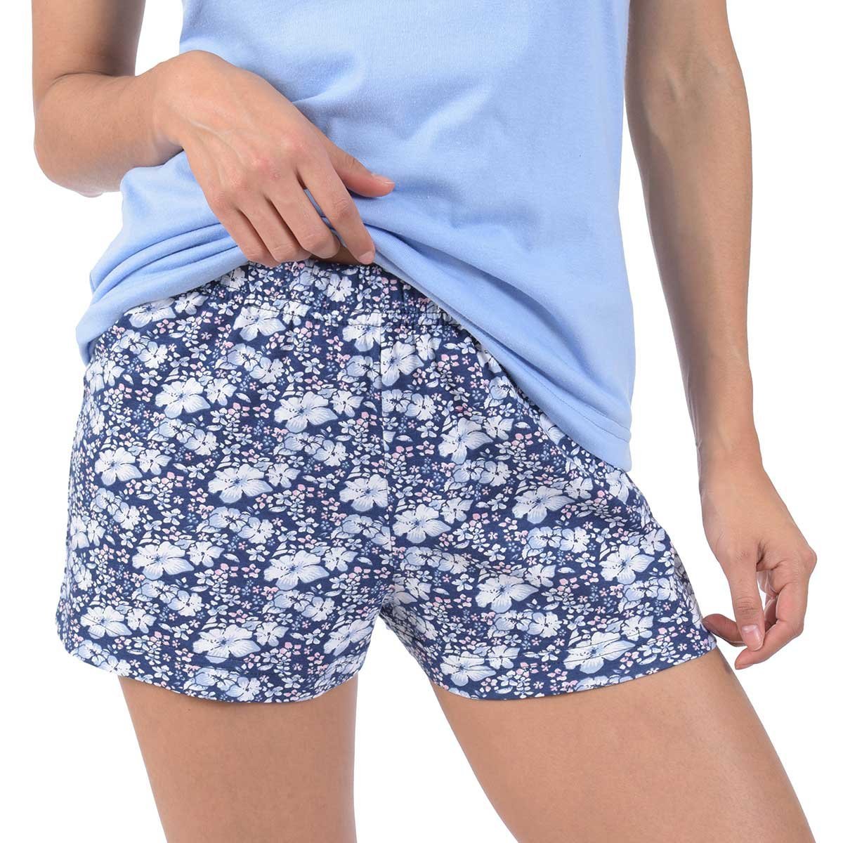 Pijama Chifon Sin Mangas y Short Isotoner
