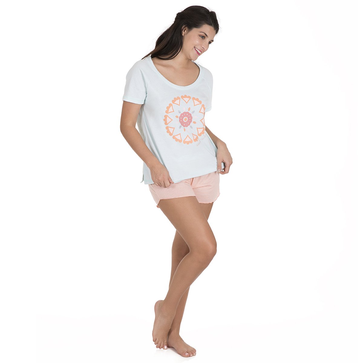 Pijama Play Mc Y Short Boho Craft Tops Bottoms
