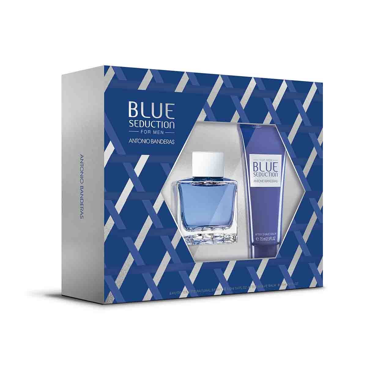 Estuche para Caballero Antonio Banderas Blue Seduction Edt 100Ml + Después Del Afeitado 75Ml