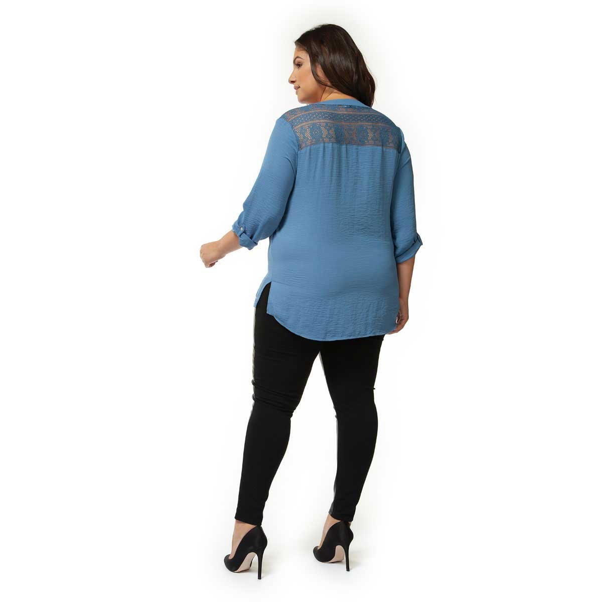 Blusa Cuello en V Dex Plus