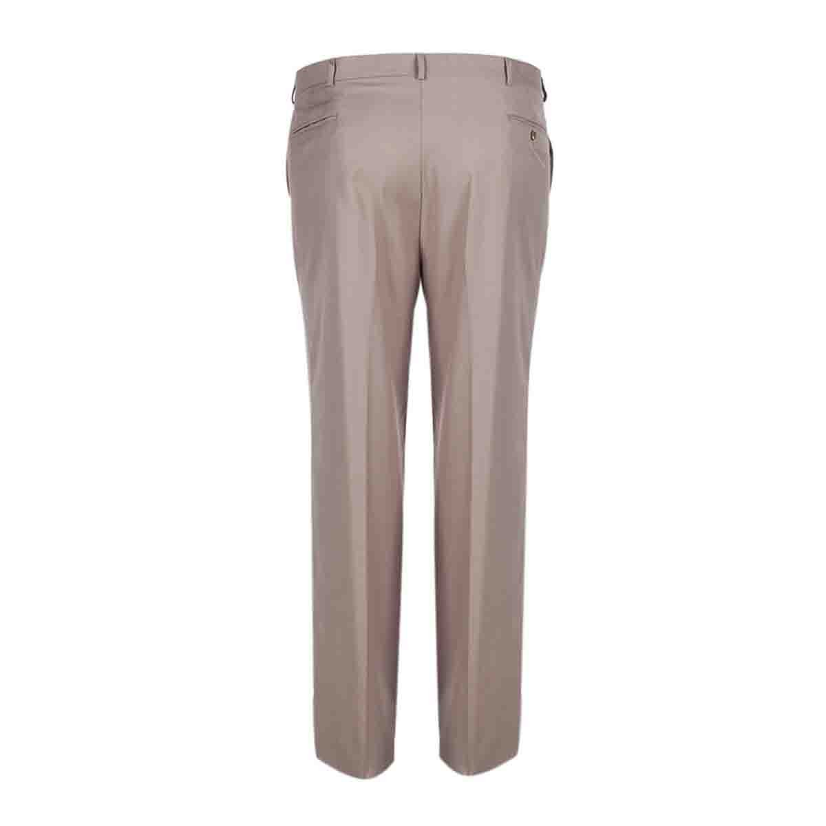 Pantalón Talla Plus de Vestir Básico Beige Oscar de la Renta para Caballero