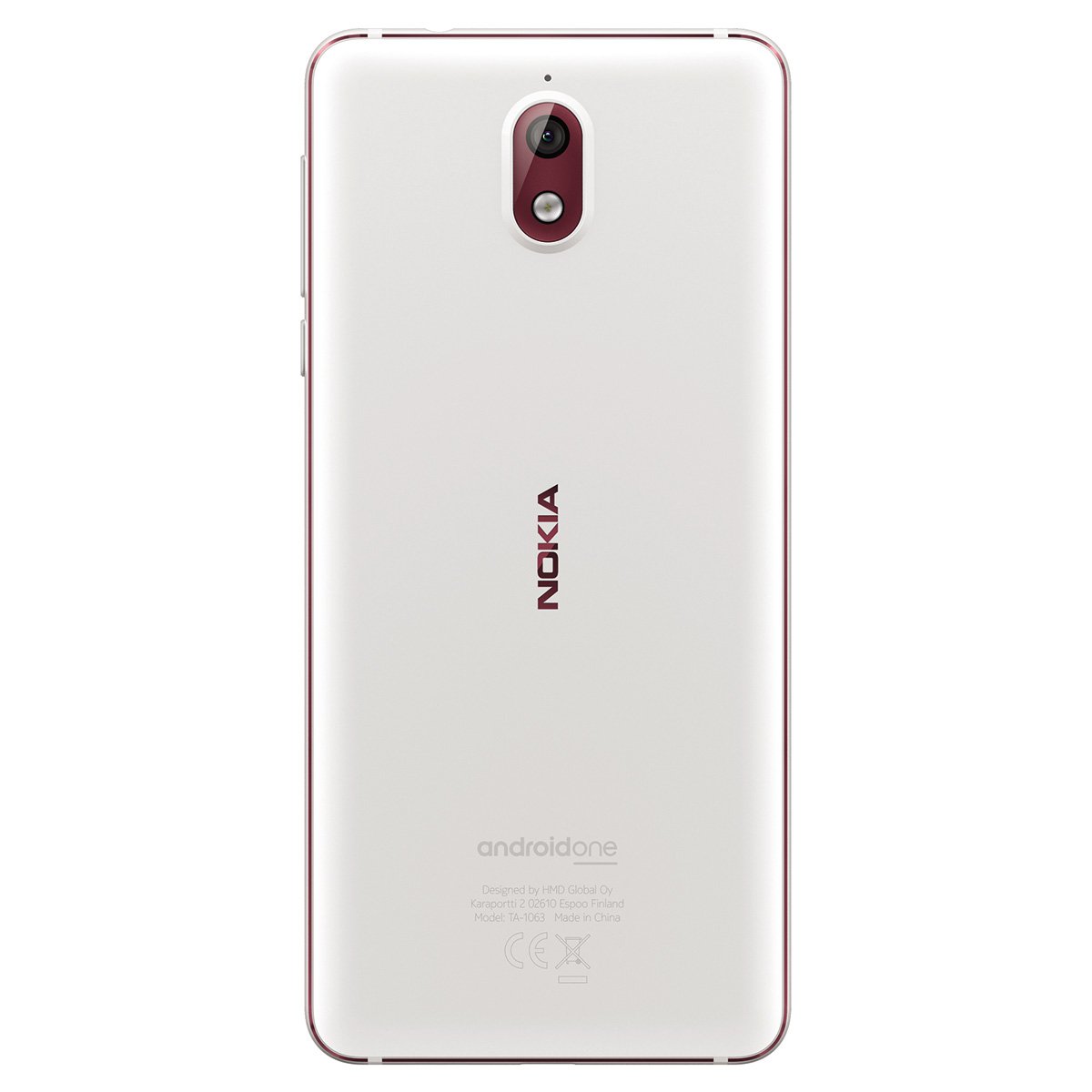 Celular Nokia 3.1 1074 Color Blanco R9 (Telcel)