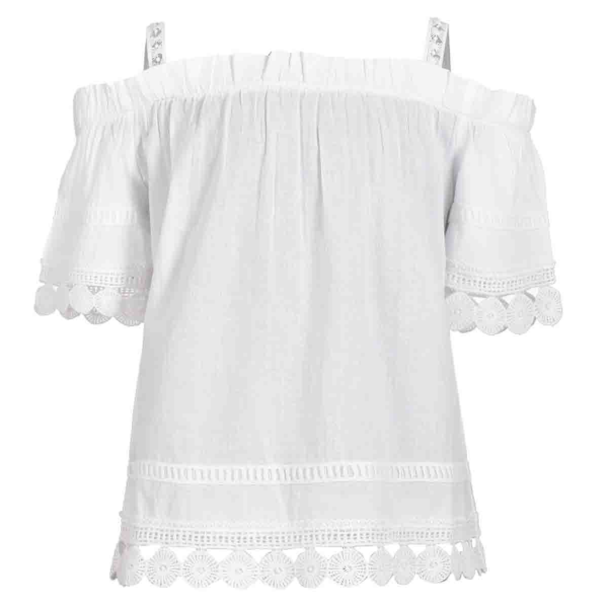 Blusa Sin Hombros Tirantes Jeanious
