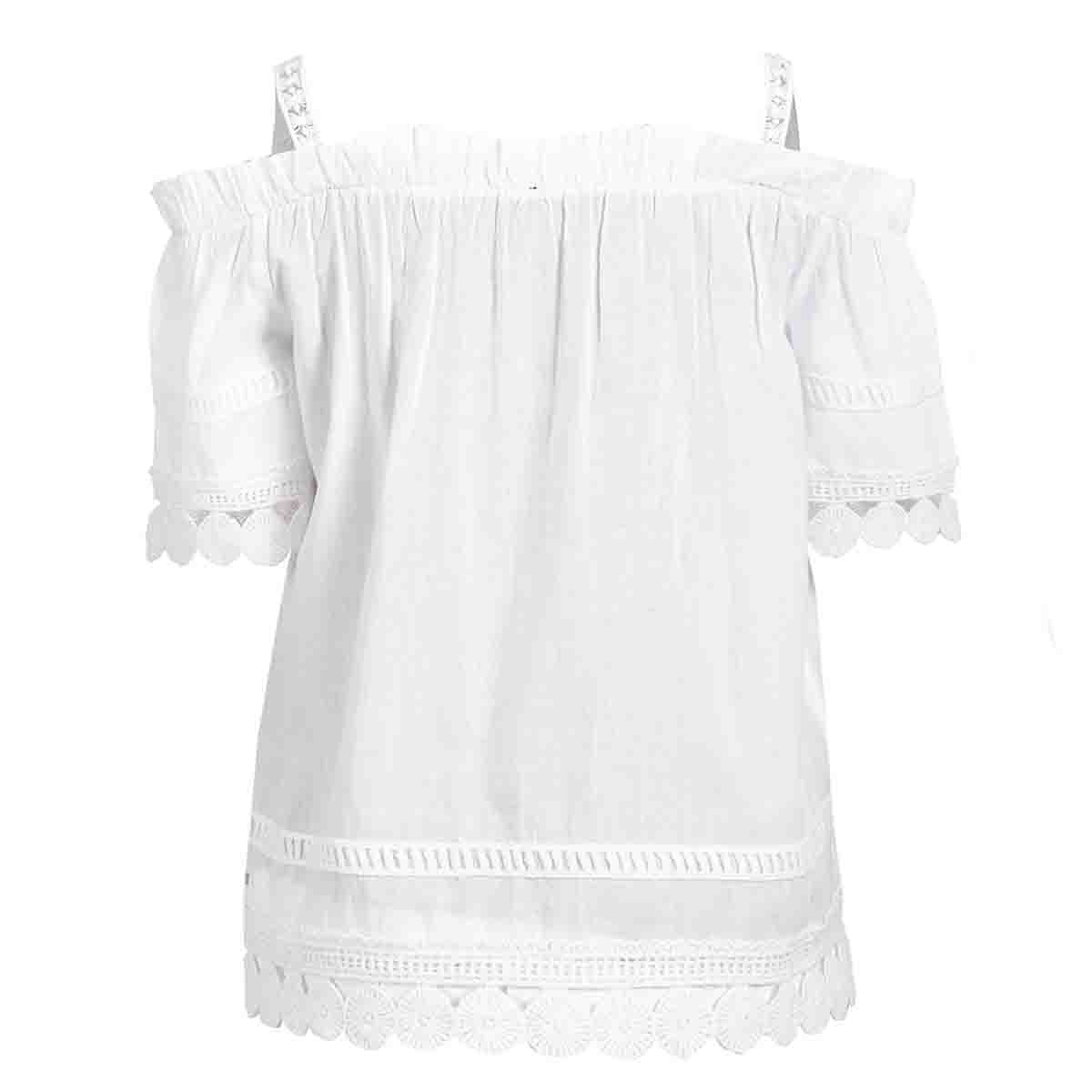 Blusa Sin Hombros Tirantes Jeanious