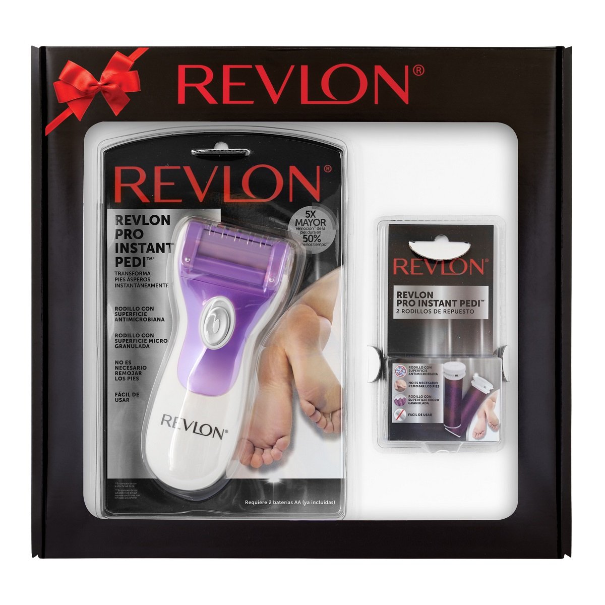 Combo Pro Instant Pedi + Rodillos de Repuesto Revlon