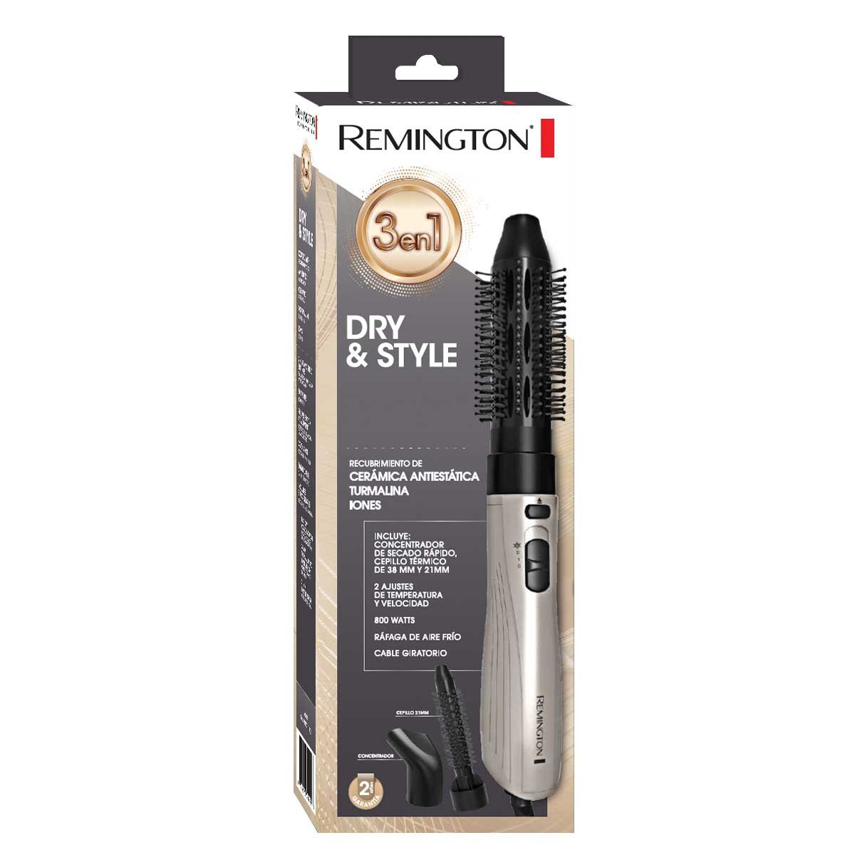 Cepillo de Aire 3 en 1 Dry & Style Remington