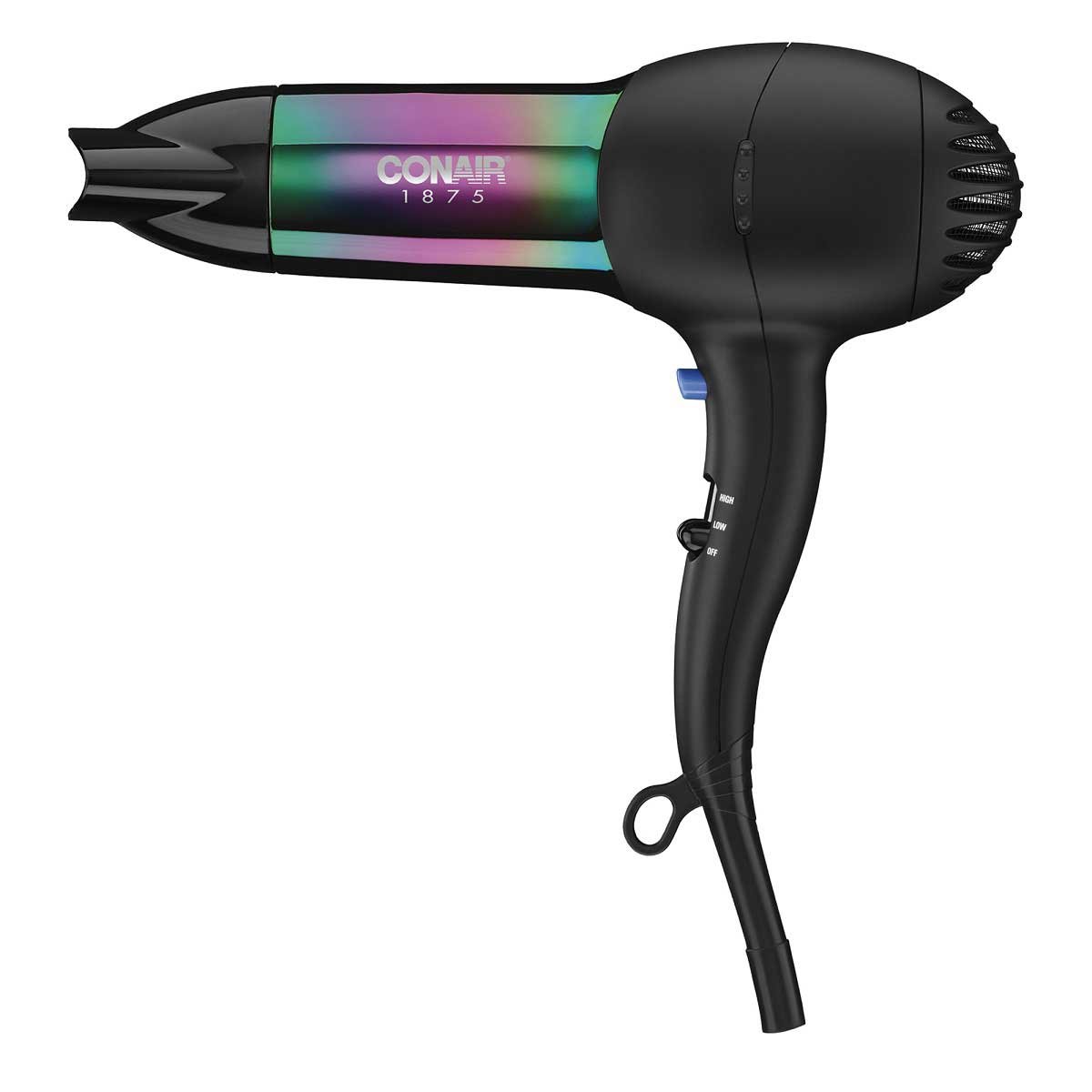 Combo de Secadora y Alaciadora Negras Rainbow Conair